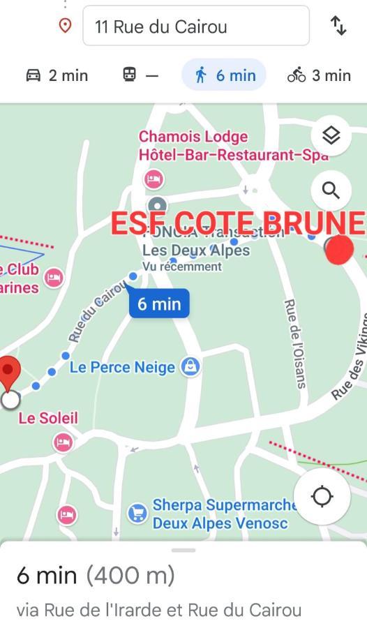 Apartament Centre 10Mn Pied Pistes Et Jandri 3S Vue Muzelle 8 Pers Wifi Les Deux Alpes Zewnętrze zdjęcie